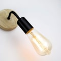 Miniatyrbillede 5 af 5: 1 stk Sort Moderne Minimalistisk Jernvægslampe (Uden Pære)