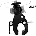 Miniatyrbilde 3 av 5: Kulehodeadapter for kameramontering - 2-pakning justerbar kameraklemme