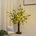 Miniatyrbillede 2 af 5: 1 stk. Oplyst Oliventræ Dekoration Batteridrevet 55cm 30 Varmt