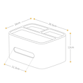 Miniatyrbilde 3 av 5: Vevboks, PVC vevboks, Multifunksjonsboks, Penneholder, Fjernkontroll