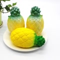 Miniatyrbillede 4 af 5: Langsomt Frigiven Ananas Klem Decompression Legetøj PU Legetøj