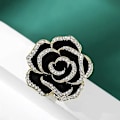 Miniatyrbillede 4 af 5: Roseformet Brosche til Kvinder, Mors Dag Gave, Legering Brosche,