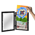 Miniatyrbilde 2 av 5: Barnerammer for kunstverk - Enkelt å bytte kunstverk - Rammer for tegninger og kunstverk - Bildeammer for vegg og bordplate i tre