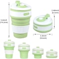 Miniatyrbild 2 av 5: Hopfällbar Kaffekopp (2-pack, 350 ml vardera) - Återanvändbar