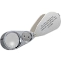 Miniatyrbild 3 av 5: 40X Juvelerlupp Metallvikbar Förstoringsglas med UV LED-lampa
