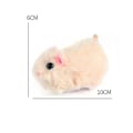 Miniatyrbillede 3 af 5: Hamsterbold Elektrisk Legetøj 360 Automatisk Rotation Løbende Hamster Til Børn Gave Elektronisk Kæledyr Legetøj Beige