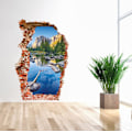 Miniatyrbild 3 av 5: 1 st 3D-stereoskopiska väggmålningar Flerfärgad Pool Dekoration