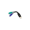 Pikkukuva 3 / 5: 1 kpl USB-PS2-sovitinkaapeli, yksi piste kahdelle, tukee KVM-skanneria g