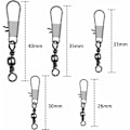 Miniatyrbild 2 av 5: 100 st Fiske Swivel Swivels Kullager Fiske Swivel med S