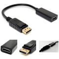 Pikkukuva 3 / 5: Suuri DisplayPort - HDMI-kaapeliadapteri HD 1080P Uros-Naaras DP - HDMI-muunnin kaikille laitteille, joissa on DisplayPort
