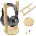 Miniatyrbillede 1 af 5: 1 stk. beslag display hylde massiv træ headset universal