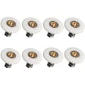 8x Duschdörr Rulle 19mm Ersättning Duschdörr Rulle för Bad