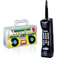 Miniatyrbilde 1 av 5: 2 stk. Radio Boombox Oppblåsbar Mobiltelefon Oppblåsbar Rekvisitter
