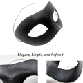 Miniatyrbillede 4 af 5: Sort maskerademaske, Halloween maskerade masker, sort mardi