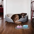 Miniatyrbillede 2 af 5: Silikon Pet Fodermåtte, Hundebøllematte Skridsikker Vandafvisende PVC