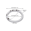 Miniatyrbillede 3 af 5: 2 stk. Push Start-knapper Bling Ringe Auto Bil Motor Start Stop