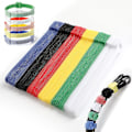 Miniatyrbilde 1 av 5: 60 stk Gjenbrukbare Kabelbinder Mikrofiber Nylon Lukking Organizer for