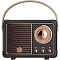 Miniatyrbilde 1 av 5: Retro Bluetooth Høyttaler Trådløs Mini Høyttaler, (Svart)