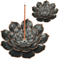 Miniatyrbillede 1 af 5: 2 stk Lotus Røgelsespindholder 8,8 cm Aillage Røgelsespind