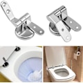Pikkukuva 3 / 5: WC-istuimen saranoiden korvaavat kiinnikkeet, sinkkiseos, WC-istuin