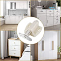 Pikkukuva 3 / 5: 12 kpl Magneettiset Kaapin Ovet, Magneettiset Napsautuslukkojen Kalusteiden Ovet