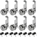 Miniatyrbillede 1 af 5: 8 Pak Universal Postkasse Lås, 30mm Metal Skabslås, Zink