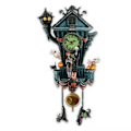 Miniatyrbillede 1 af 5: Halloween-pynt - Gøgeur på væggen - Halloween-pynt til væggen