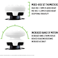 Miniatyrbilde 2 av 5: FPS Freek Galaxy White for PlayStation 4 (PS4) og PlayStation 5 (PS5) | Ytelses-Tommelpinner | 1 Høy, 1 Middels