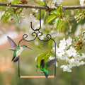 Miniatyrbillede 4 af 5: 1 Stk. Patio Dekoration Kolibri Stående Jern Svingende Fugle