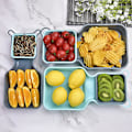 Miniatyrbilde 2 av 4: Plast stabelbar serveringsbrett | Forrett, Charcuterie, Mat, Snacks, Dessertfat | Gjenbrukbar