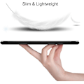 Miniatyrbild 2 av 5: Fodral för Samsung Galaxy Tab A 10.1 2019, Ultratunt Lättvikts Trifold Stativ Smart Folio Fodral Hårdt Omslag för Samsu