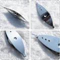 Miniatyrbillede 5 af 5: 2 stk. metal tatoverings-skyttel, håndlavet blonderfremstillingsproces
