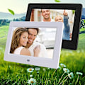 Pikkukuva 4 / 5: 7\" Digitaalinen valokuvakehys (valkoinen), elektroninen valokuva-albumi, USB-videosoitin, monitoiminen digitaalinen valokuvakehys, Porta