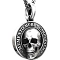 Pikkukuva 1 / 4: Memento Mori -kaulakoru Carpe Diem -riipus 3D-kallonaulakoru minulle