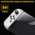 Pikkukuva 4 / 5: Näytönsuojus Nintendo Switch OLED:lle (2 kpl) sinisen ja violetin valon suojauksella, 9H korkea kovuus HD