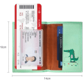 Miniatyrbild 3 av 5: Passportskydd (Grön Krokodil), Läder Passhållare för