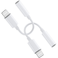 Miniatyrbild 2 av 5: 【 2-pack 】 Lightning+jack-adapter 3,5 mm MFi-certifierade hörlurar