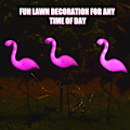 Pikkukuva 5 / 5: 3 Flamingon aurinkovalot
