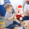 Miniatyrbillede 3 af 5: Julemandsplys, Julemandsplysdukke, Julemandspyntsplys, Julemandsplysdyr, Julemandsplyslegetøj, Julemand