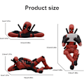 Miniatyrbild 2 av 5: 3 st Deadpool Biltillbehör, Biltillbehör Inredning, Bilprydnader Anime Actionfigur Klassikerfigurer