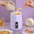 Miniatyrbilde 2 av 5: Effektiv Oppvarming Mini Ris Cooker, Isolerte Bærbar Multifunksjonell Suppe Grøt Stewpot med Smart Reservasjon F