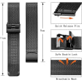 Miniatyrbillede 2 af 5: Anvendelig DW rustfrit stål 06 mesh wire med armbånd