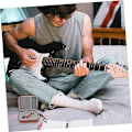 Miniatyrbild 5 av 5: Gitarrpaddla Förvaringslåda Gitarrtillbehör Förvaringsväska + 15