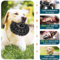 Miniatyrbillede 5 af 5: 1 x Sort Hundekiggetøj, Madkvalitets Gummi Molar Legetøj, Tænder