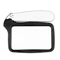 Miniatyrbillede 2 af 5: Enkeltdelt Rektangulær Forstørrelsesglas med 5 LED Foldbar Stor