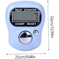 Miniatyrbillede 2 af 5: 5 stk Mini LCD Digital Finger Tæller Elektronisk Hånd
