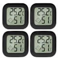 Pikkukuva 1 / 5: PAIRIER 4 kpl Mini LCD Digitaalinen Sisätilojen Lämpömittari Kosteusmittari