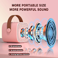 Miniatyrbilde 2 av 5: Trådløs karaoke-mikrofon for barn med 2 mikrofoner, bærbar Bluetooth-karaoke-mikrofon med magisk stemmeveksler og LED-lys HiFi-lydkvalitet Mini Com