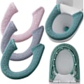 Miniatyrbillede 1 af 5: 3 stk. blødt, tykkere, varmere, strækbart og vaskbart toiletbrætbetræk