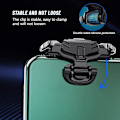 Miniatyrbild 4 av 5: PUBG Mobile Game Controller Trigger, [2021 Uppgraderad Version] Game Controller Triggers Känslig Skjutspel Gamepad Joystick Trigger för PUBG/Rules of Su